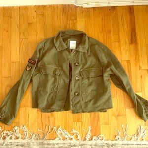 Cropped Army Jacket